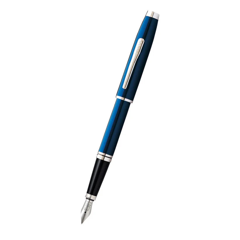 Cross AT0666-9MS Coventry Blue Lacquer Medium Nib Fountain Pen