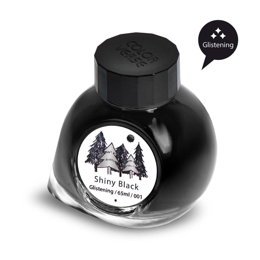 Colorverse | Project Series | Fountain Pen Ink | Shinny Black Glistening | 65ml - penpencilink