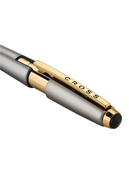 Cross AT0555-21 Edge™ Sonic Titanium Lacquer with Gold PVD Appointments Selectip® Rollerball Pen