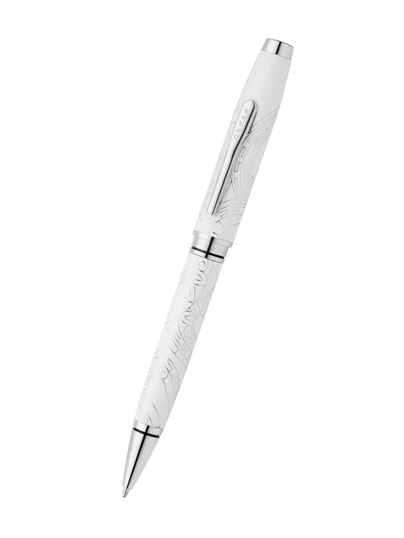 Cross AT0662-16 Coventry Zodiac Year of the Snake Pearl White Lacquer Ballpoint Pen