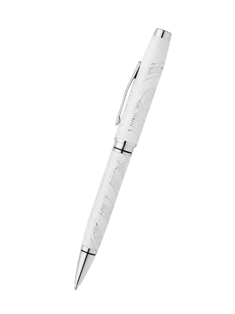 Cross AT0662-16 Coventry Zodiac Year of the Snake Pearl White Lacquer Ballpoint Pen