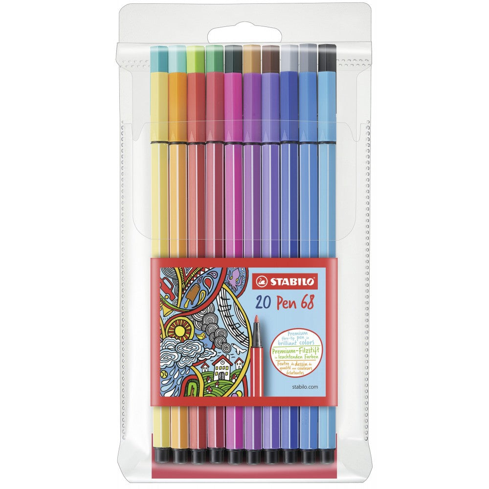 Stabilo | Pen 68 | Pack Of 20 - penpencilink