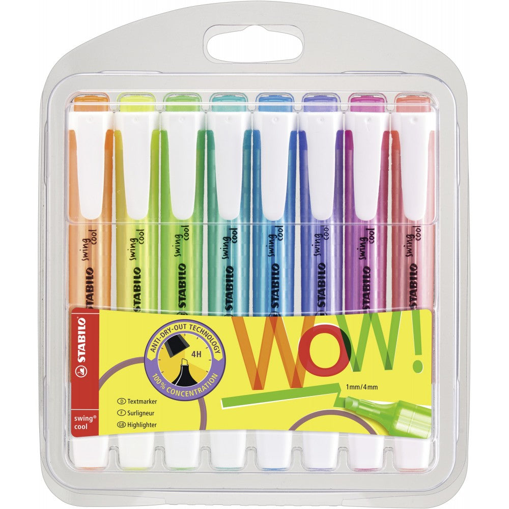 Stabilo | Swing Cool | Pack Of 8Pcs - penpencilink