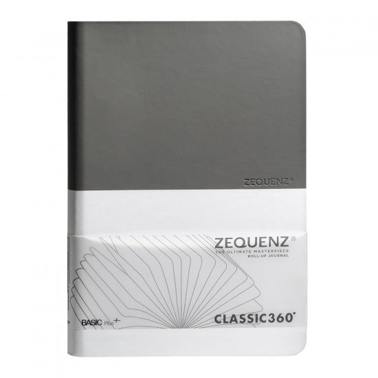 Zequenz | Basic Plus+ | A5 Grey White | Squared - Blank