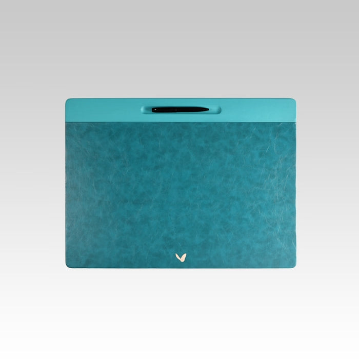 Unmet Desire 22x16 Inches Rigid Desk Blotter Pen Plus | Moderno | Sea Blue