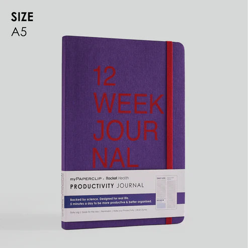myPAPERCLIP 12 Week Productivity Journal - A5