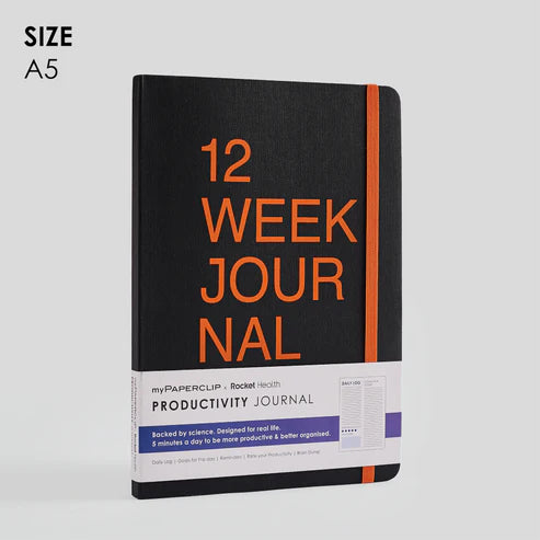 myPAPERCLIP 12 Week Productivity Journal - A5