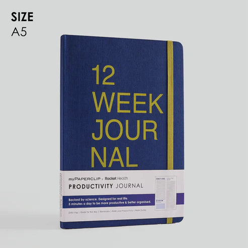 myPAPERCLIP 12 Week Productivity Journal - A5