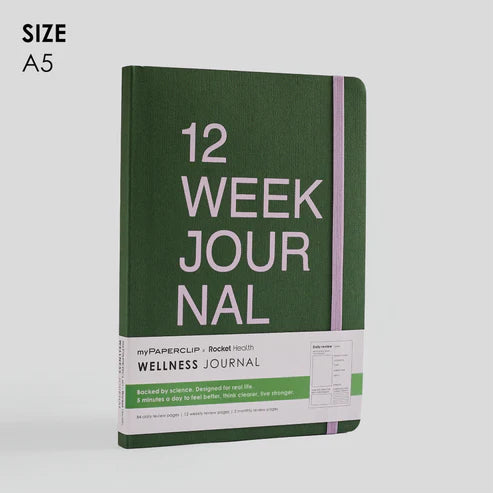 myPAPERCLIP 12 Week Wellness Journal - A5