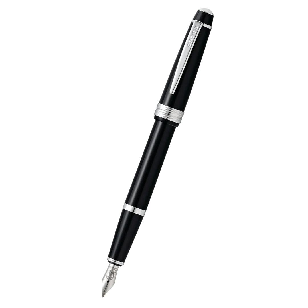 Cross AT0746-1MS Bailey Light™ Polished Black Resin Medium Nib Fountain Pen