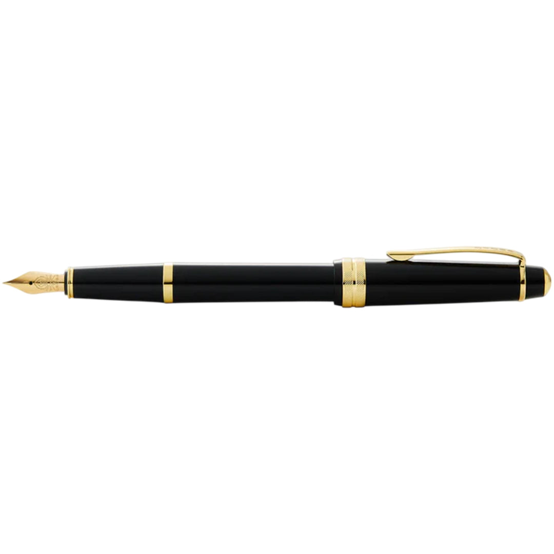 Cross AT0746-9MS Bailey Light™ Polished Black Resin and Gold Tone Medium Nib Fountain Pen