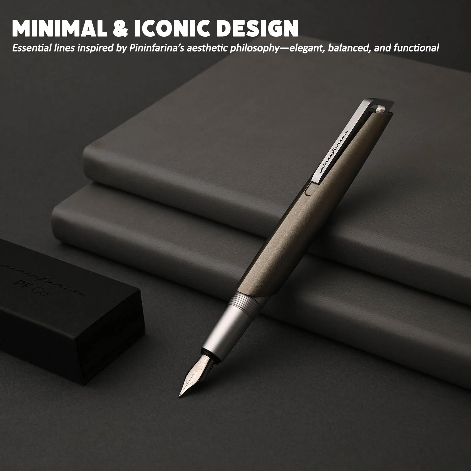 Pininfarina | Pf Go | Fountain pen | Titanio | Medium