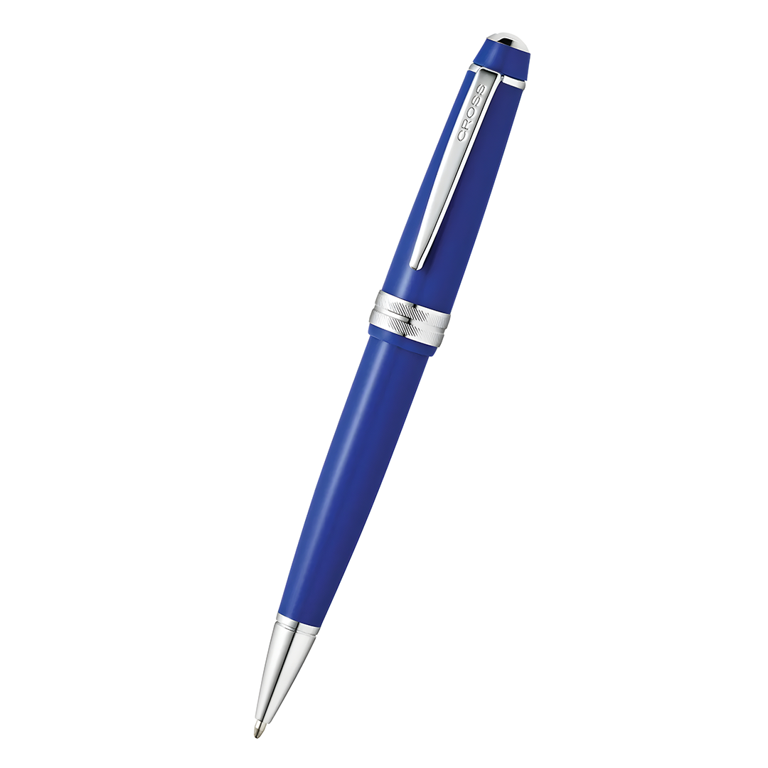 Cross AT0742-4 Bailey Light™ Polished Blue Resin Ballpoint Pen