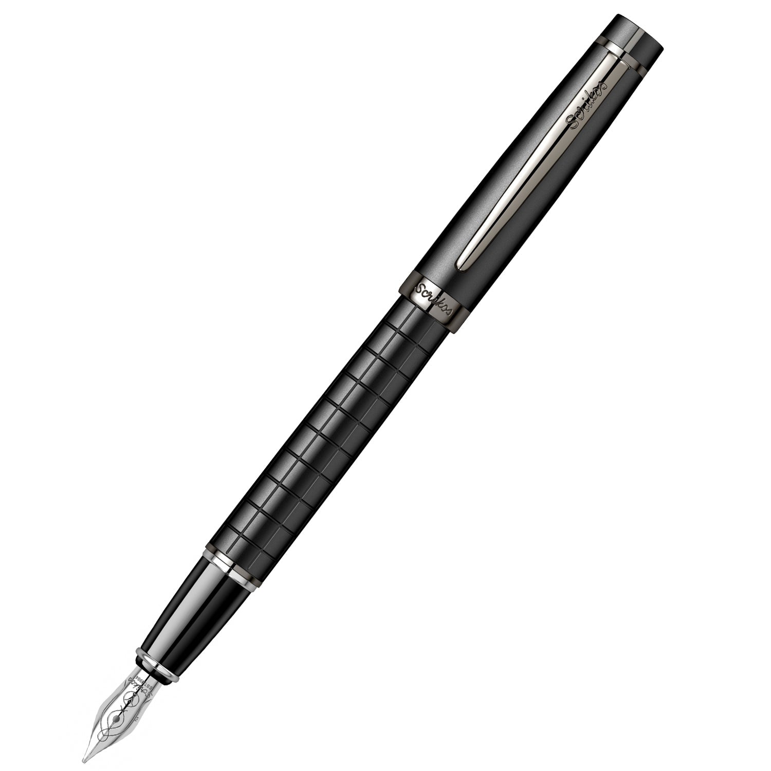 Scrikss | Honour 38 | Fountain Pen | Matt Black | Medium Nib