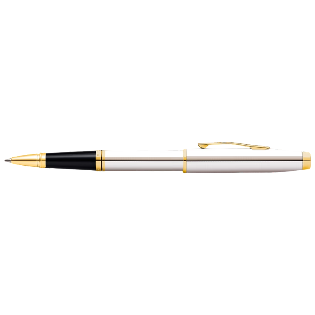 Cross AT0665-2 Coventry Polished Chrome with Gold-Tone Rollerball Pen