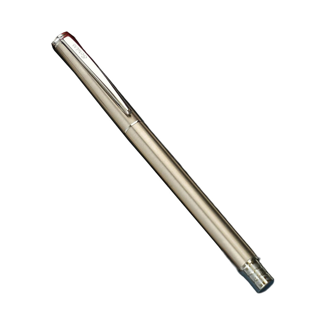 Scrikss 64 Series Rollerball Pen | Matt Chrome