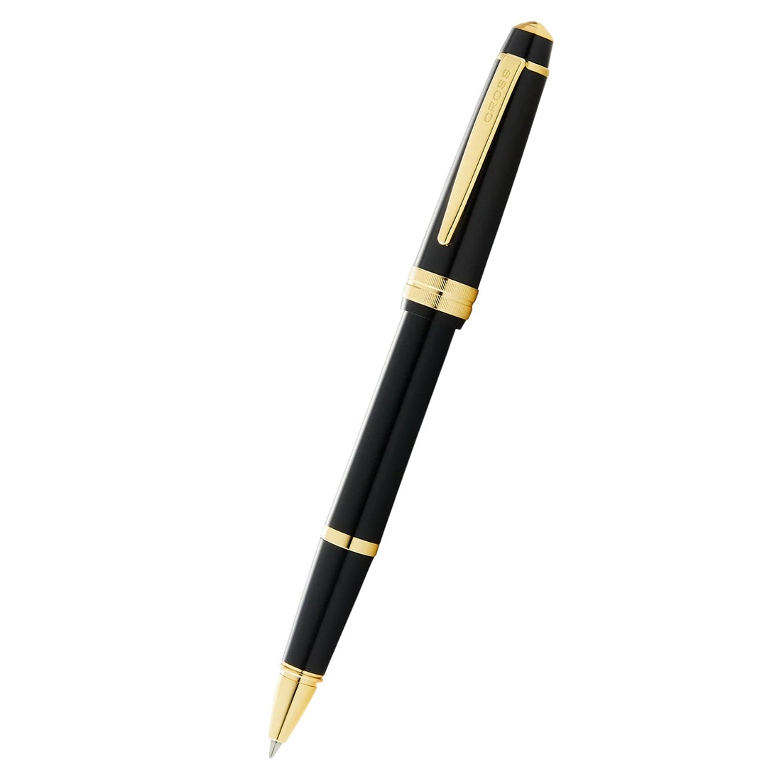 Cross AT0745-9 Bailey Light™ Polished Black Resin and Gold Tone Rollerball Pen