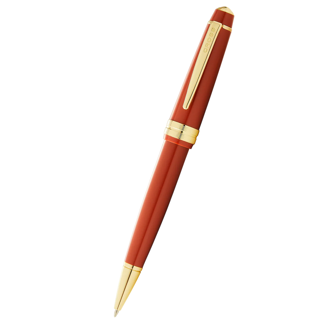 Cross AT0742-13 Bailey Light™ Polished Amber Resin and Gold Tone Ballpoint Pen