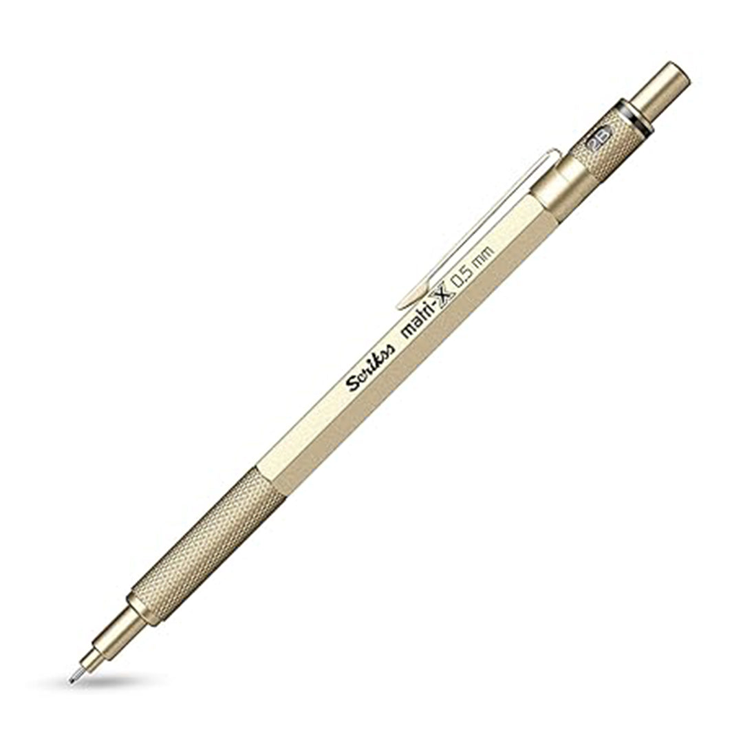 Scrikss | Matri-X | Mechanical Pencil | Gold-0.5mm