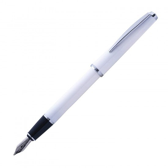 Scrikss | Calligraphy | Pen Set | White Acrylic Carbon Fiber | Medium, 1.1mm, 1.5mm, 2.3mm Nib 