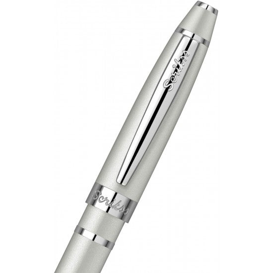 Scrikss |Mini Metropolis| Ballpoint Pen |Matte Grey-CT