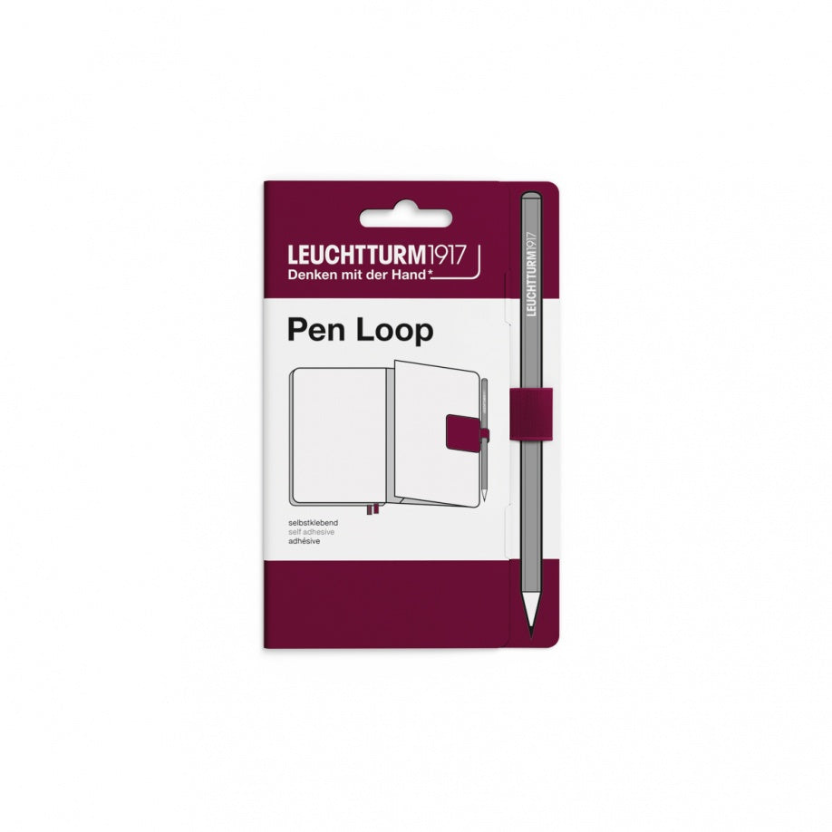 Leuchtturm1917 Pen Loop notebook port red