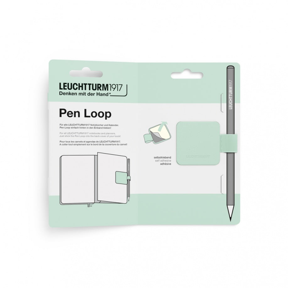 Leuchtturm1917 Pen Loop notebook holder in mint green