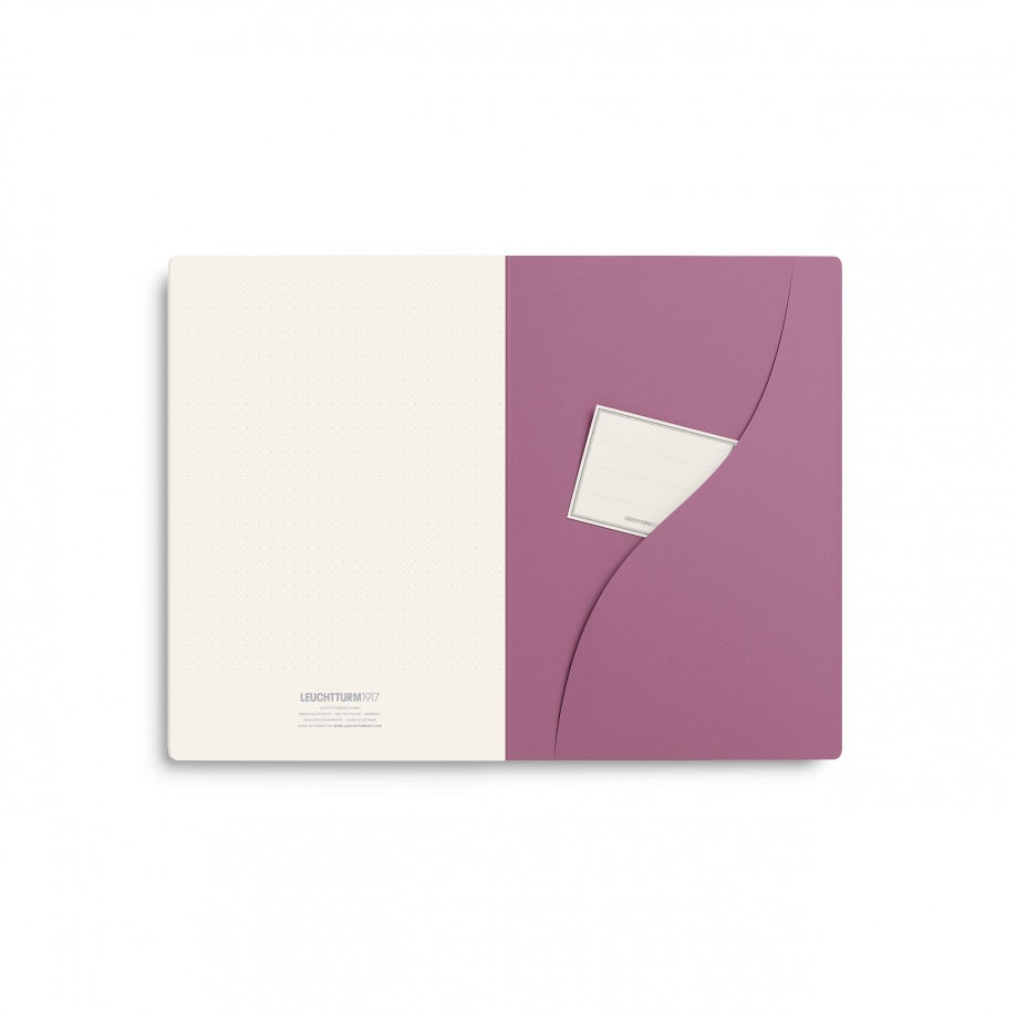 Jottbook pur (A5), 80 numbered pages, dotted, Dusty Rose