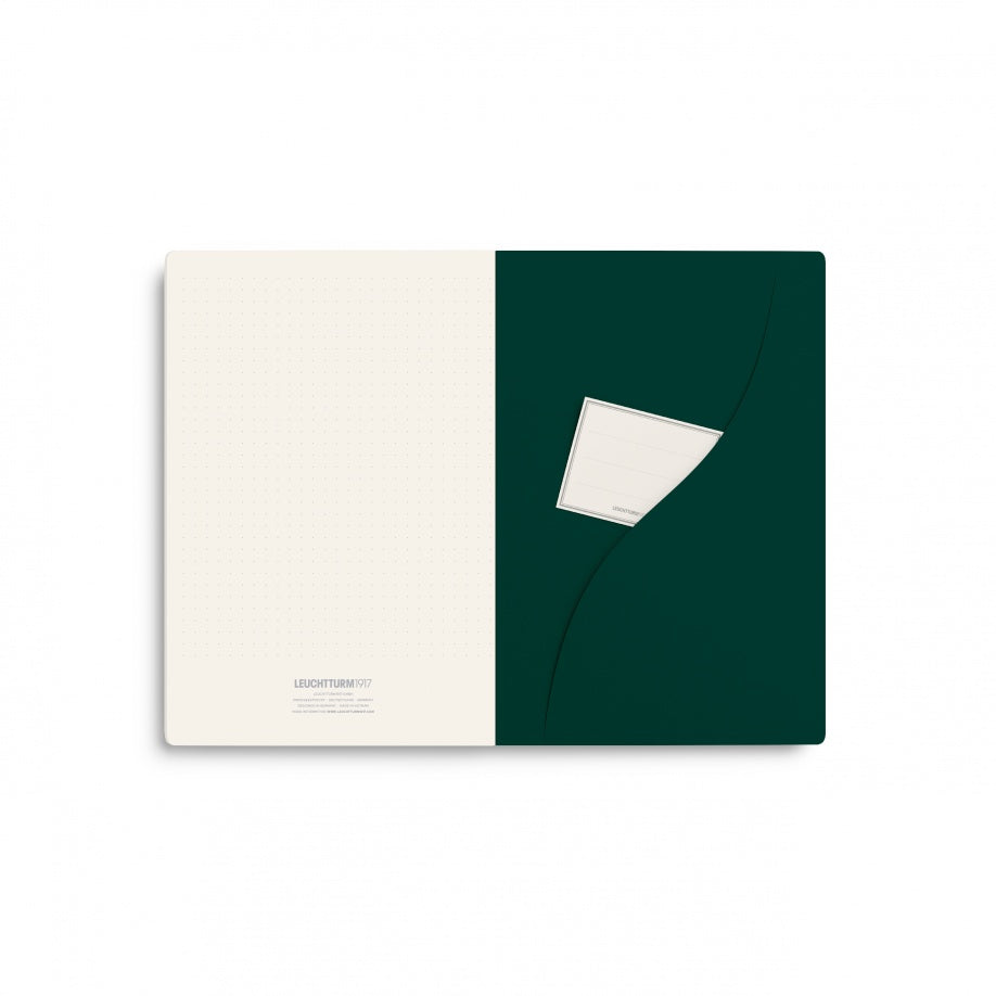 Jottbook pur (A5)dotted, Forest Green, pack of 3