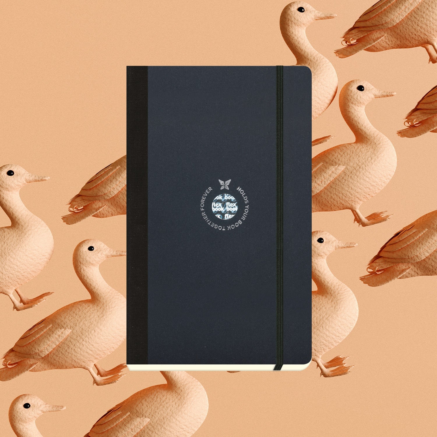 Flexbook | Ruled | Medium A5 Size Notebook | Black | Flex Global