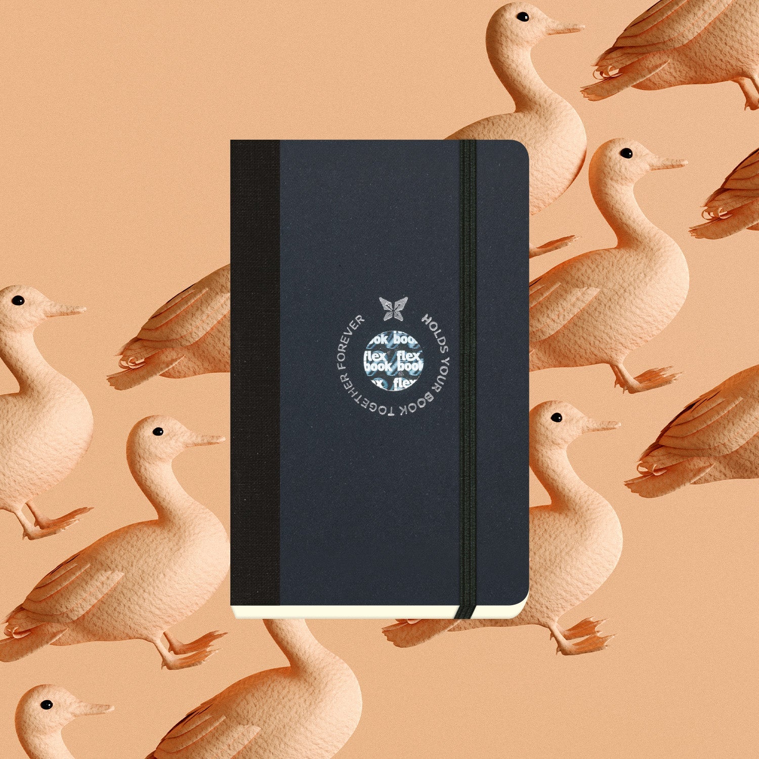 Flexbook | Ruled | Pocket A6 Size Notebook | Black | Flex Global