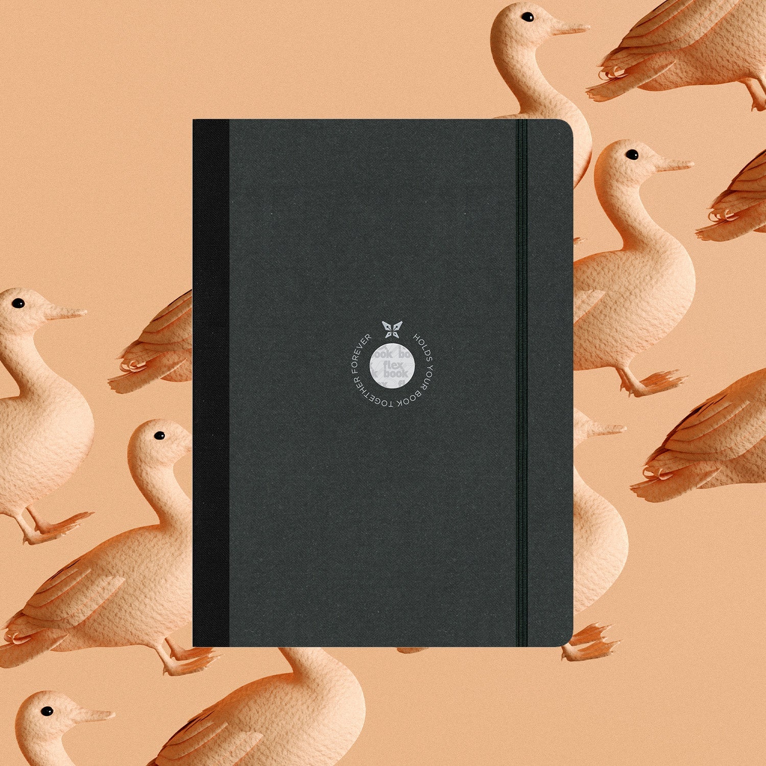 Flexbook | Blank | Medium A5 Size Sketchbook | Black | Flex Global Sketchbook