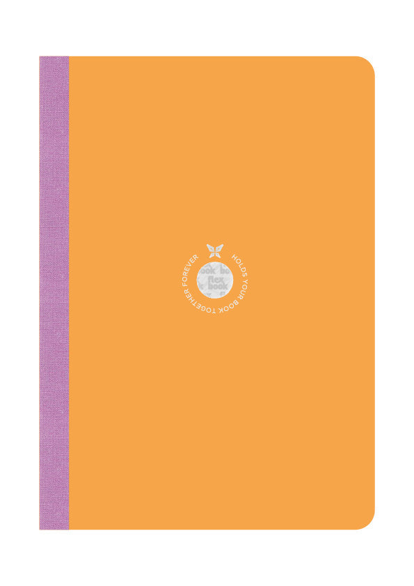 Flexbook | Ruled | Large B5 Size Notebook | Orange | Smartbook