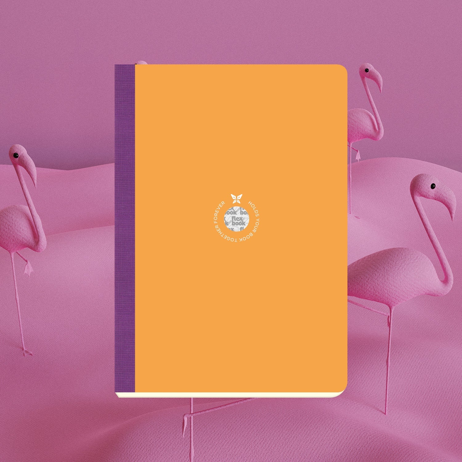 Flexbook | Ruled | Large B5 Size Notebook | Orange | Smartbook