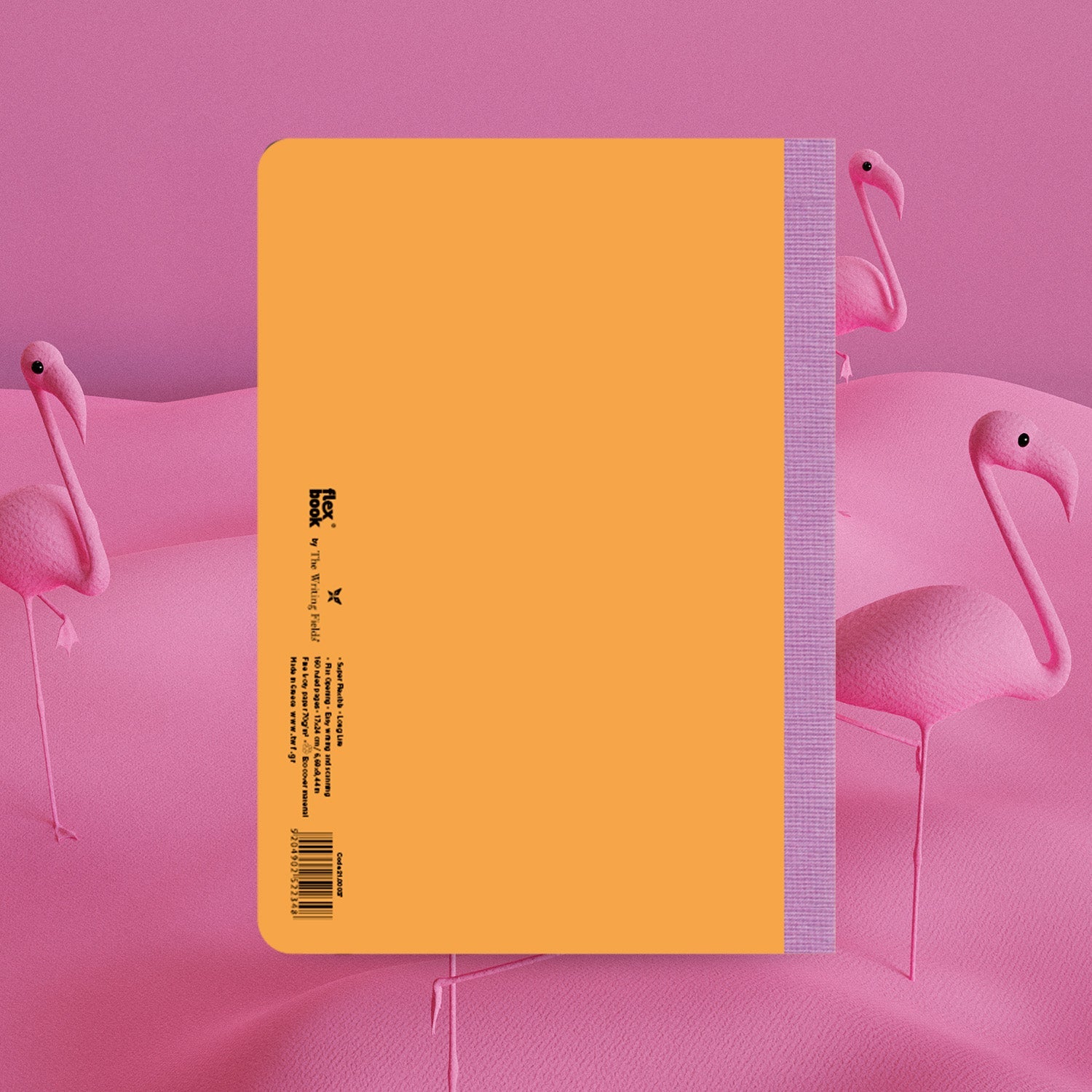 Flexbook | Ruled | Large B5 Size Notebook | Orange | Smartbook