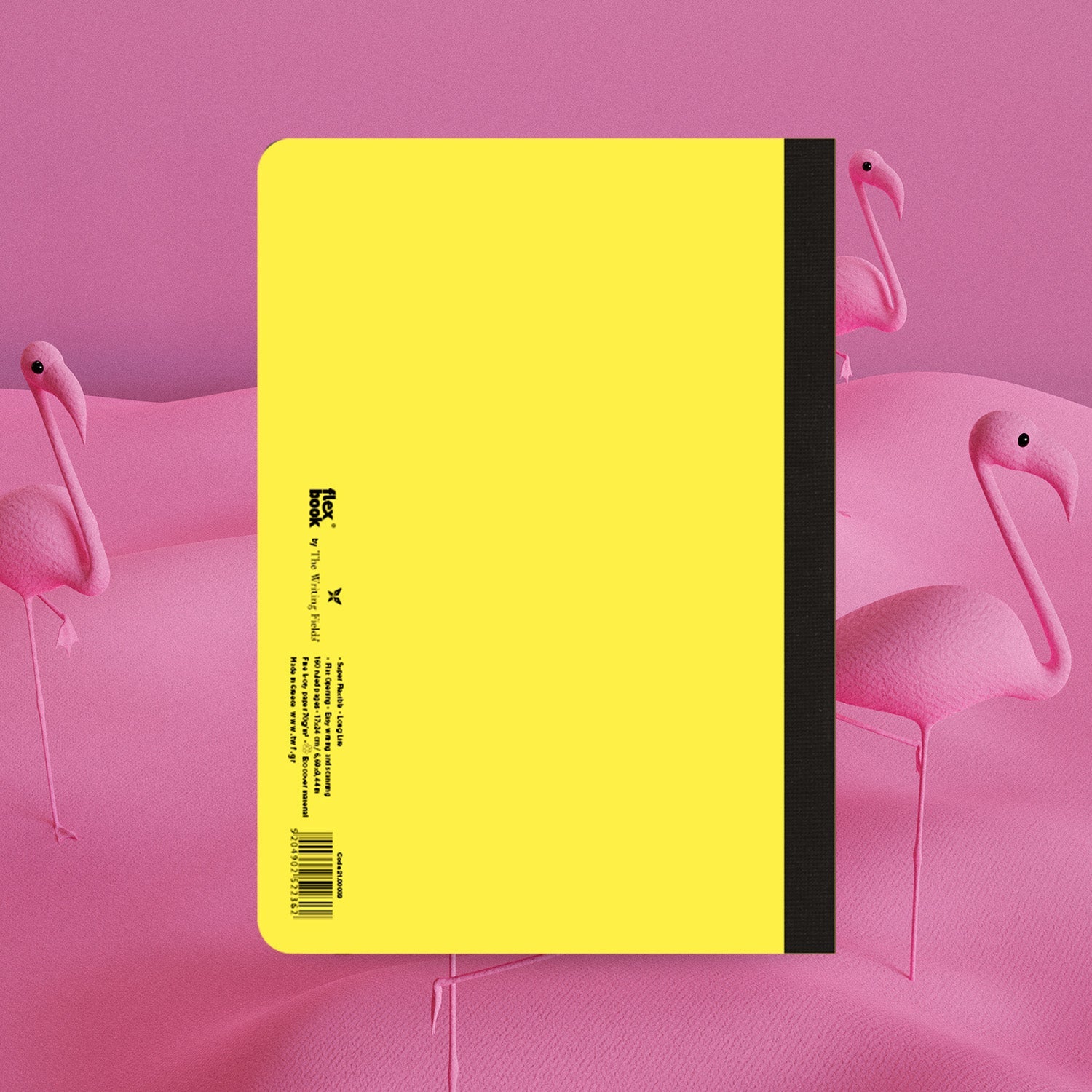 Flexbook | Ruled | Large B5 Size Notebook | Yellow | Smartbook