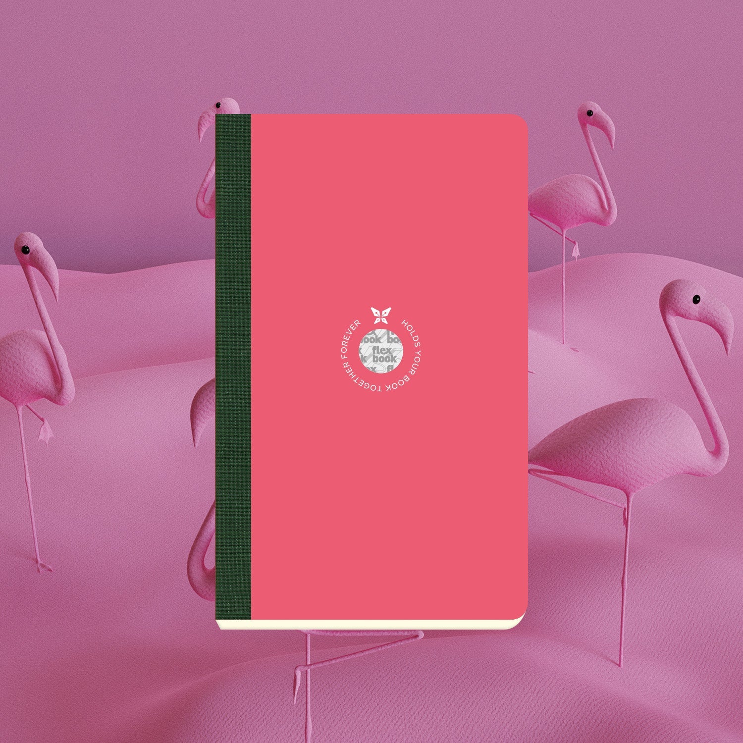 Flexbook | Ruled | Medium A5 Size Notebook | Pink | Smartbook