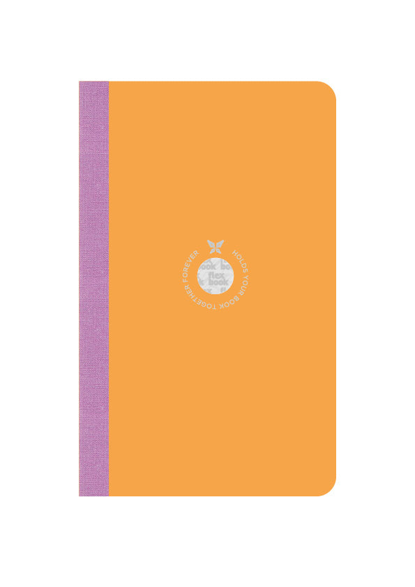Flexbook | Ruled | Medium A5 Size Notebook | Orange | Smartbook