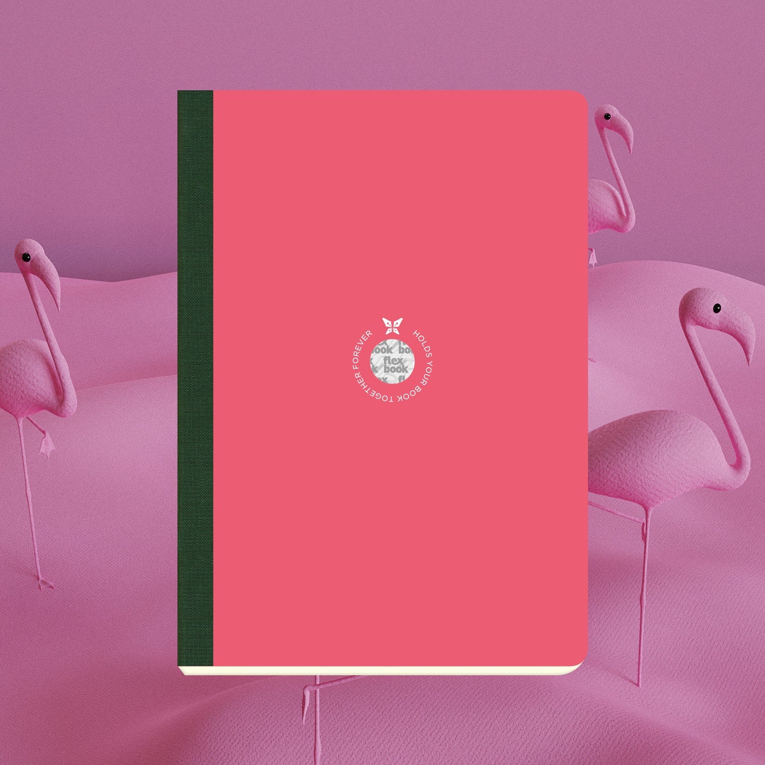 Flexbook | Ruled | Large A4 Size Notebook | Pink | Smartbook