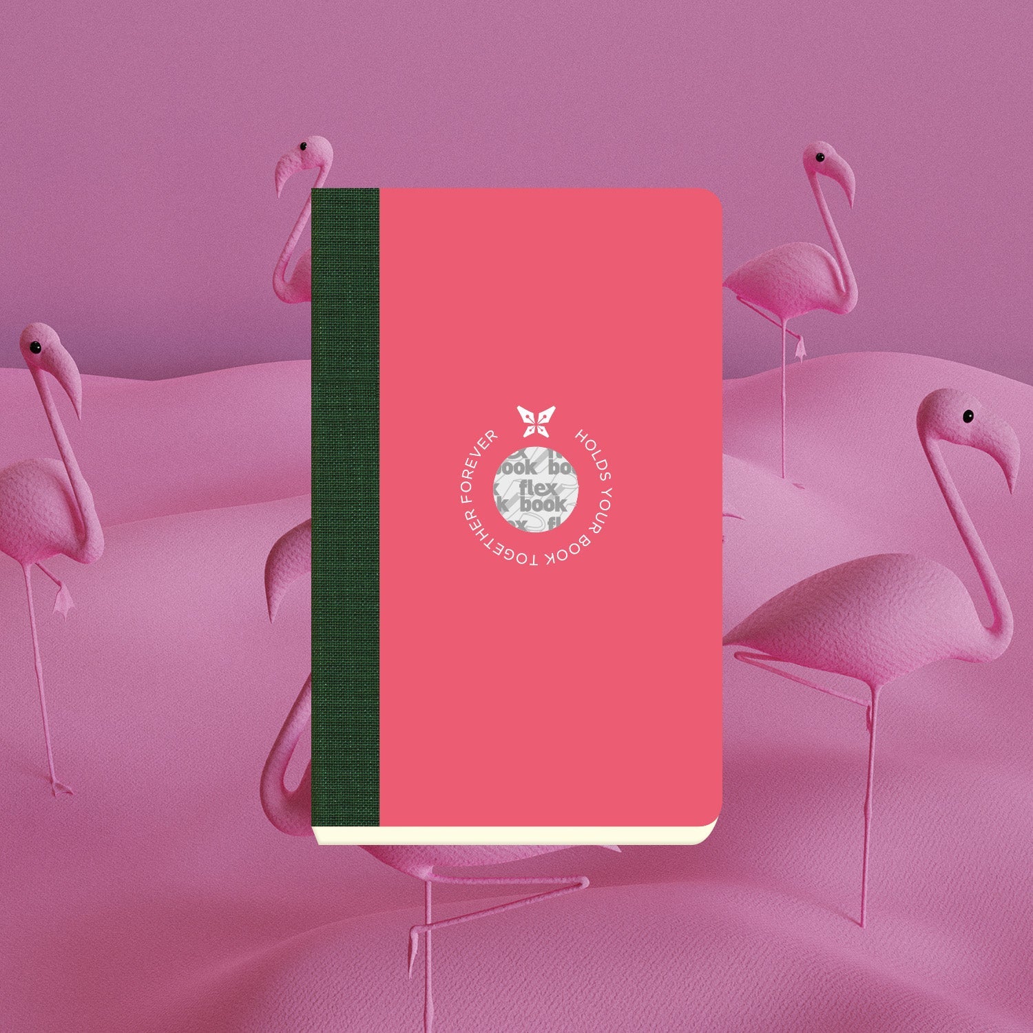 Flexbook | Ruled | Pocket A6 Size Notebook | Pink | Smartbook