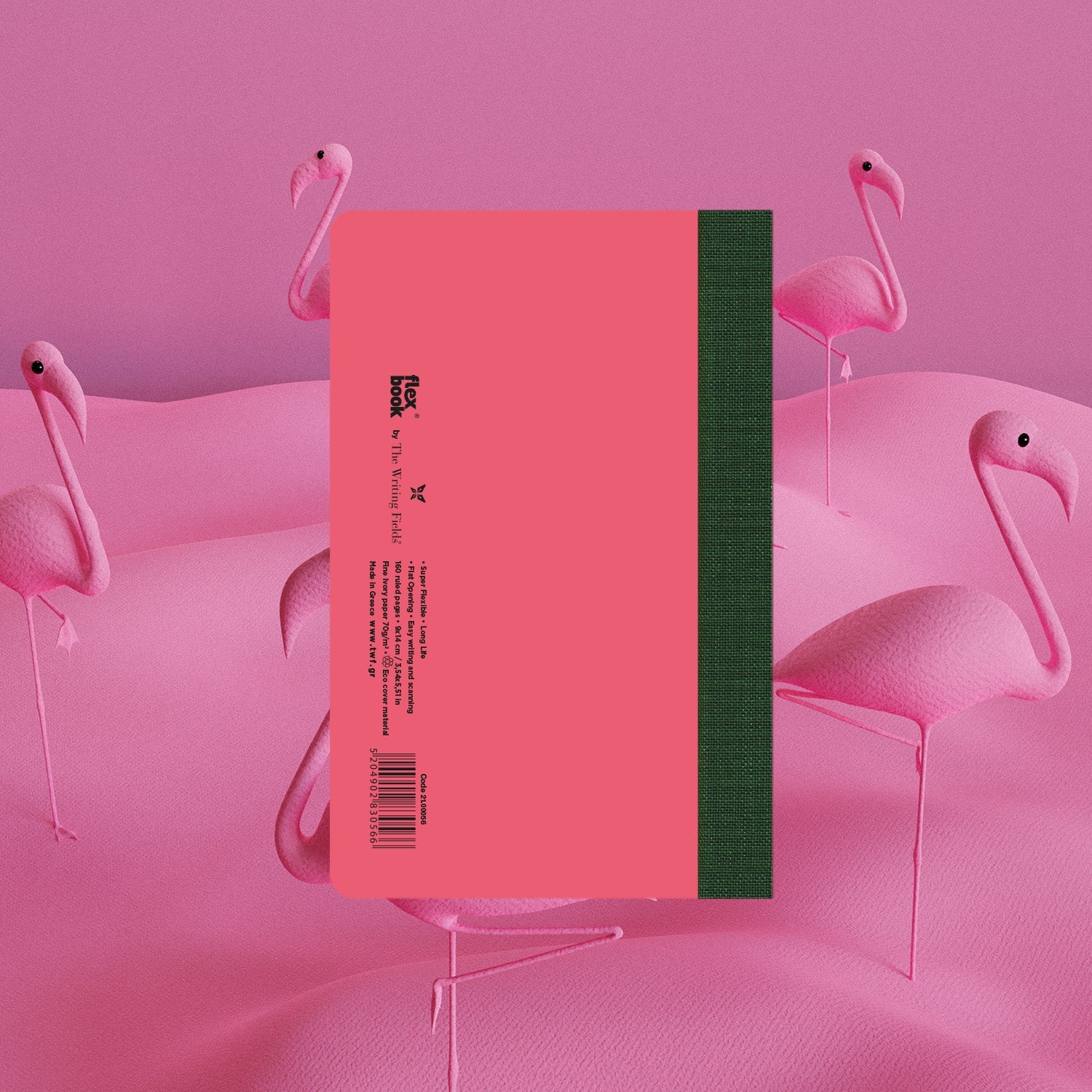 Flexbook | Ruled | Pocket A6 Size Notebook | Pink | Smartbook