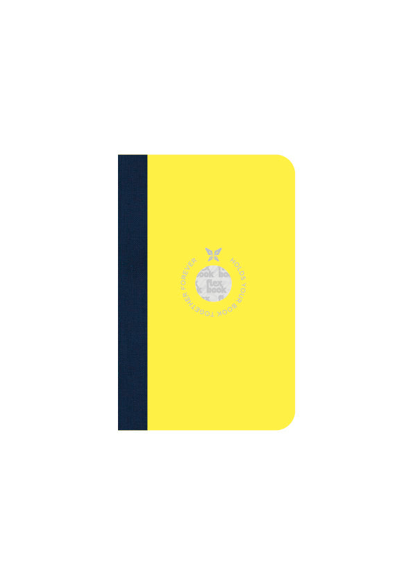 Flexbook | Ruled | Pocket A6 Size Notebook | Yellow | Smartbook