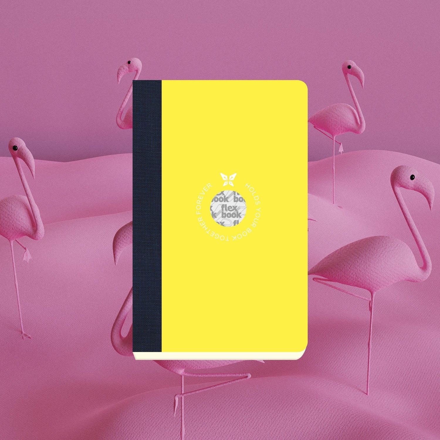 Flexbook | Ruled | Pocket A6 Size Notebook | Yellow | Smartbook