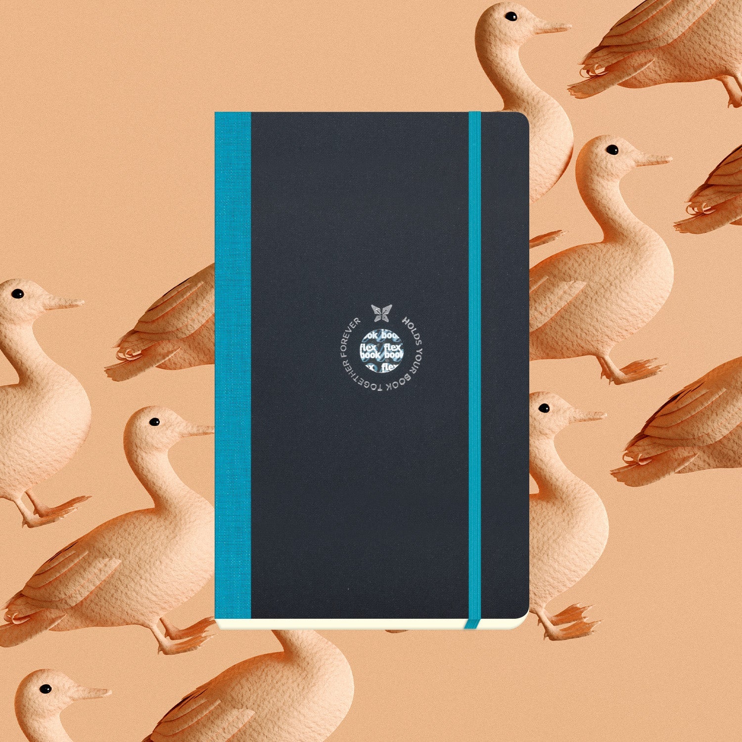 Flexbook | Ruled | Medium A5 Size Notebook | Turquoise | Flex Global