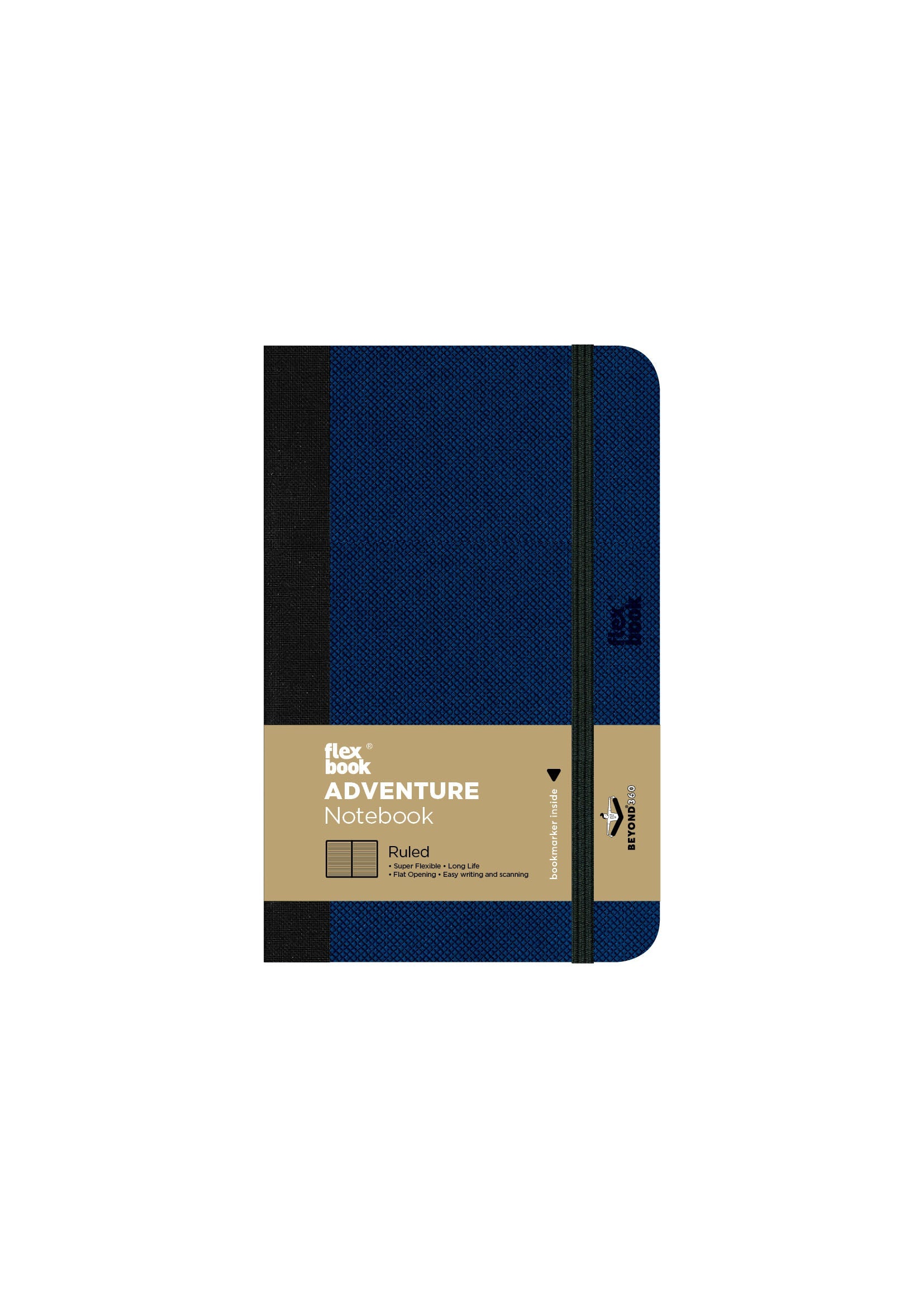Flexbook | Ruled | Pocket A6 Size Notebook | Royal Blue | Adventure Series