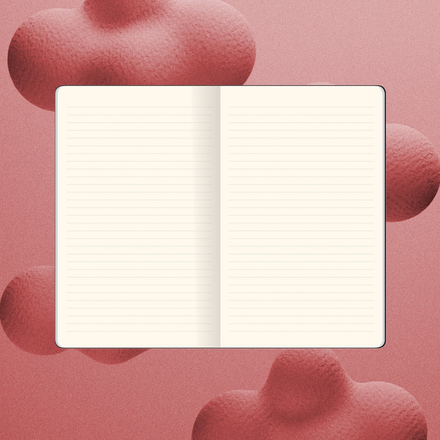 Flexbook | Ruled | Medium A5 Size Notebook | Black | Visions 'All Angles' Spine