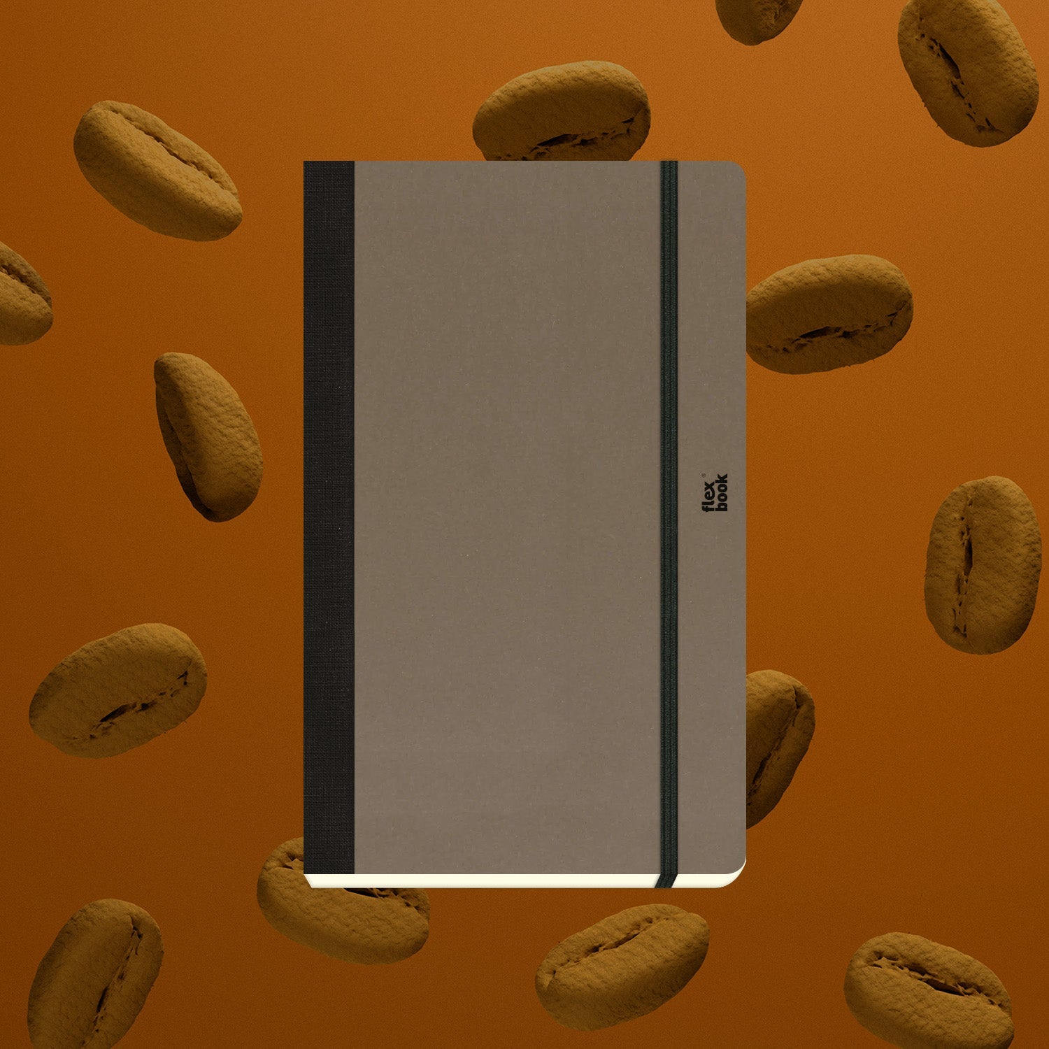 Flexbook | Ruled | Medium A5 Size Notebook | Coffee | Ecosmiles Eco Series