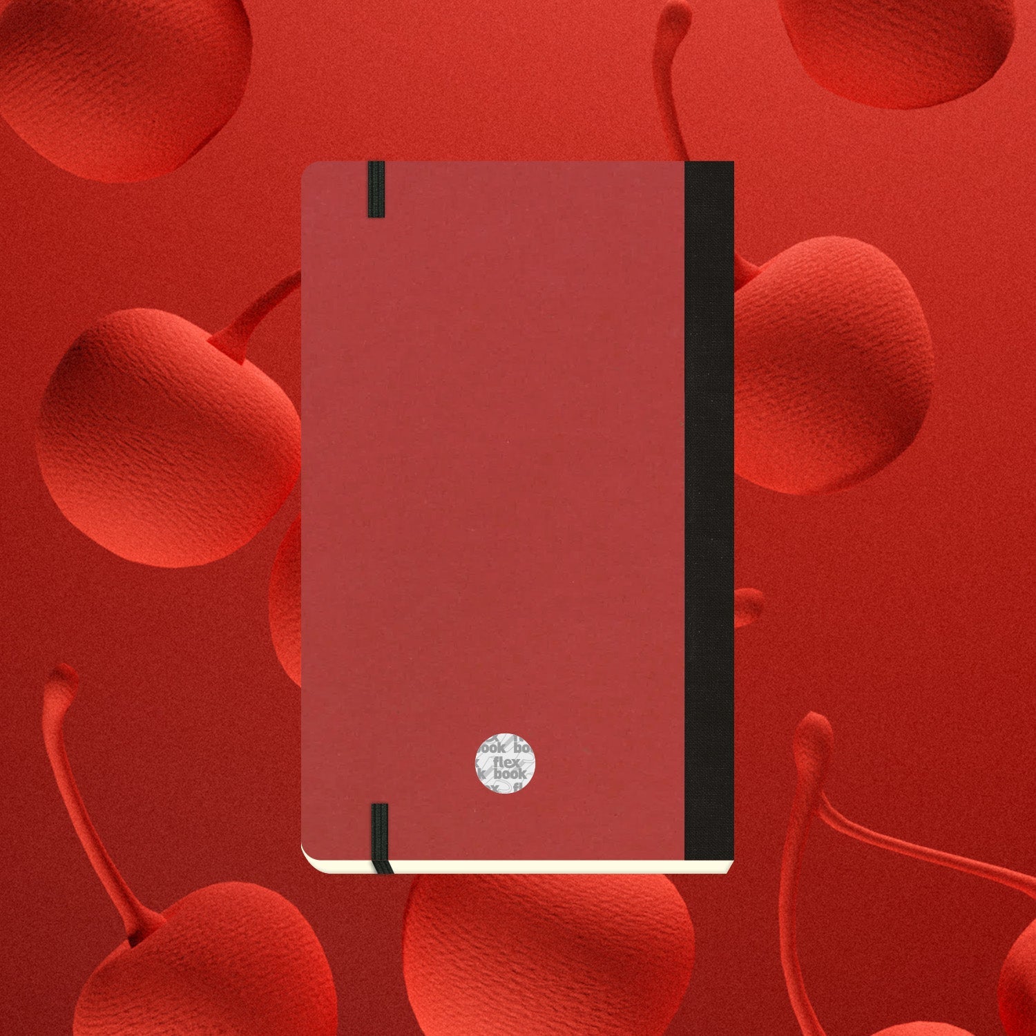 Flexbook | Ruled | Medium A5 Size Notebook | Cherry | Ecosmiles Eco Series