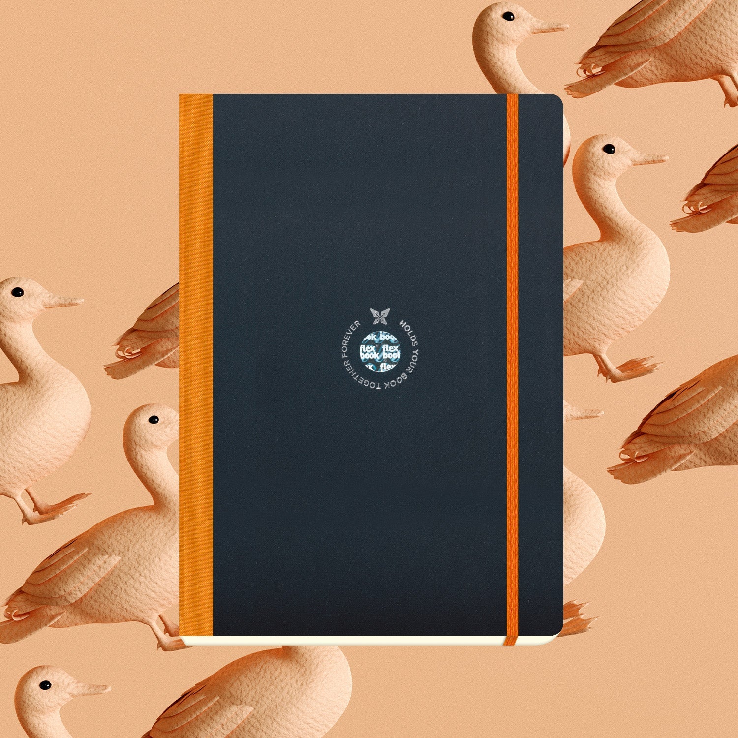 Flexbook | Ruled | Large B5 Size Notebook | Orange | Flex Global