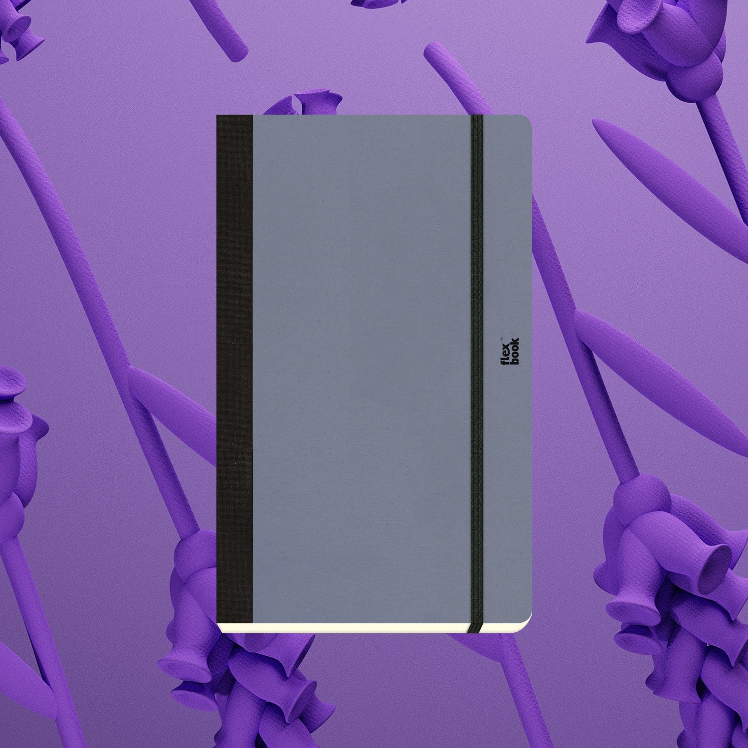 Flexbook | Ruled | Medium A5 Size Notebook | Lavender | Ecosmiles Eco Series